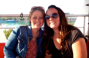 Me and sissy on the ferris wheel