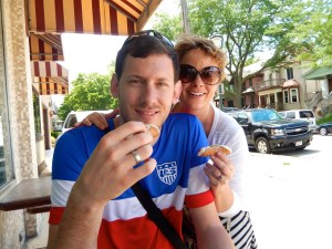 Eating some more: canolis on the Brady Street food tour