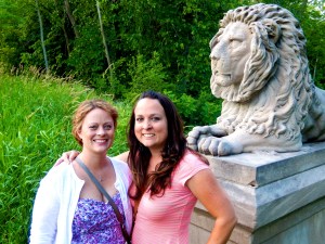 Ali and Me on our way to celebrate Birthdays