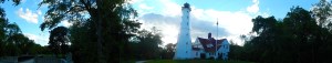 Panorama of Lake Park Light house