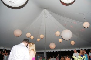The only picture of the lanterns.  I LOVED them!