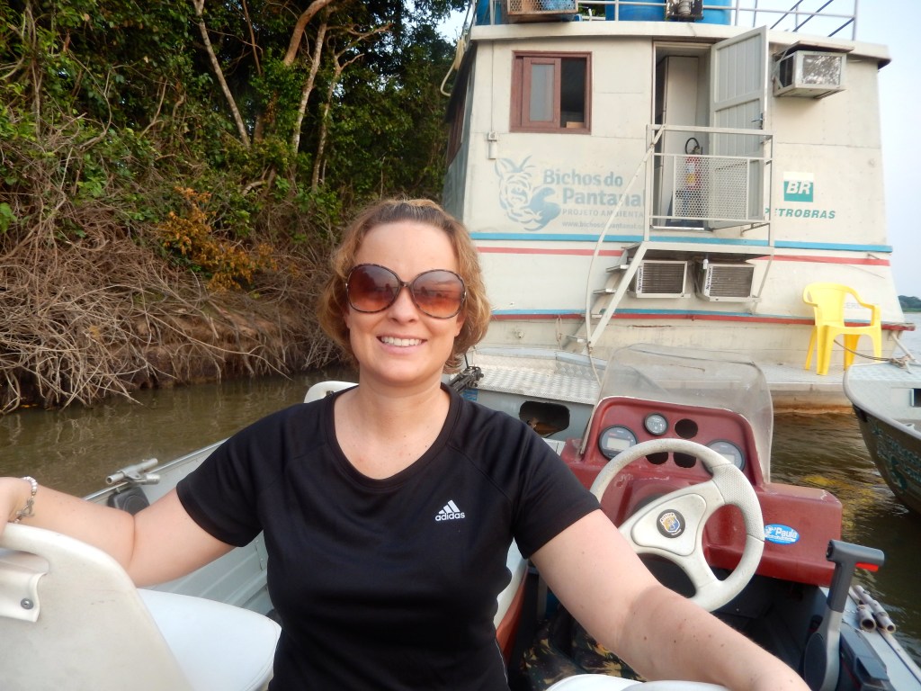 Attempting to smile despite massive amounts of mosquito bites