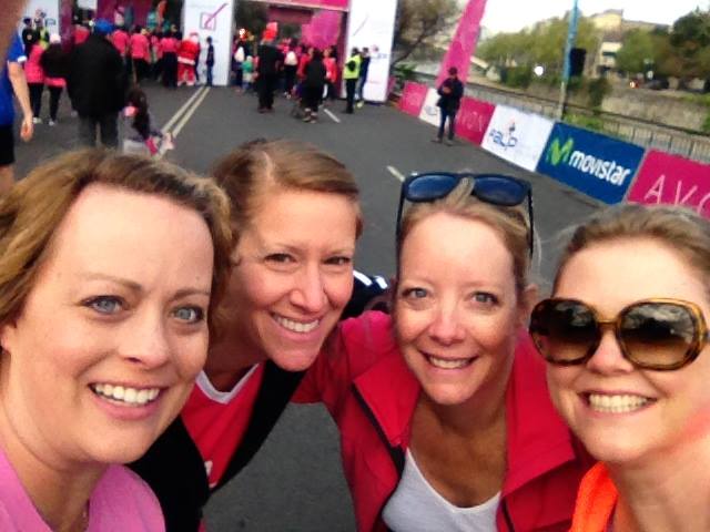 At the beginning of the race