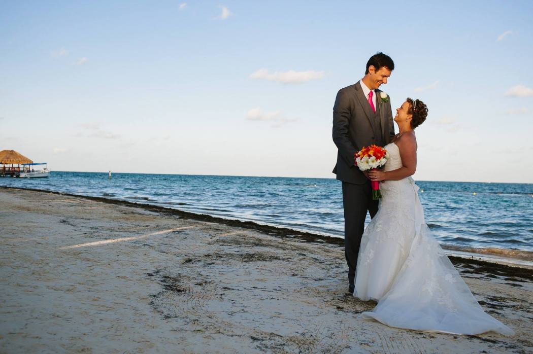 Azul Beach Wedding Pic