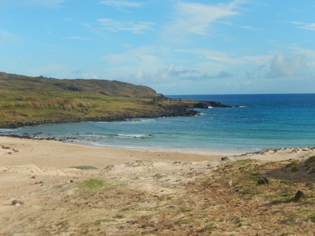 An absolutely gorgeous Polynesian beach to relax on