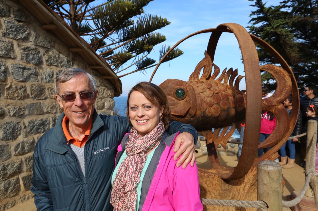Me and Papa Timms at Isla Negra