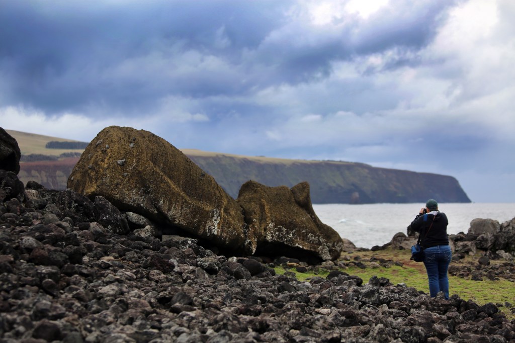 Moia, Mom, and Easter Island