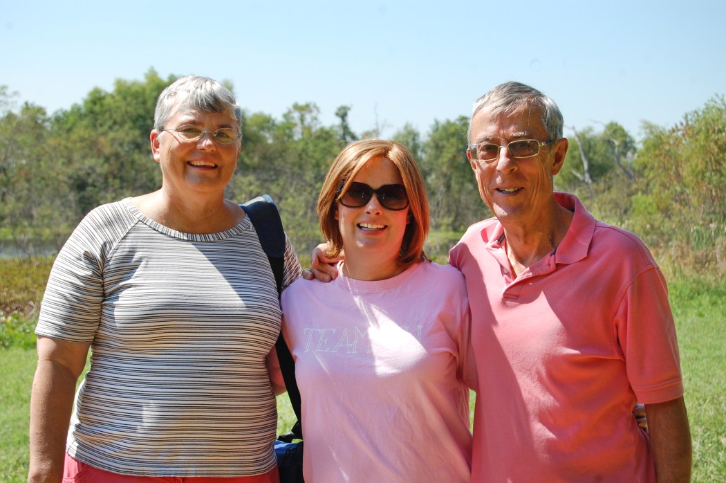 Me and my parents in Brazos Bend State Park